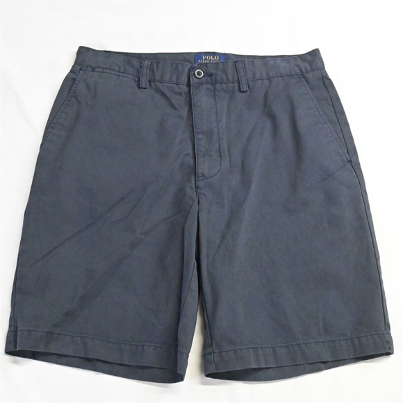 Polo Ralph Lauren‎ 34 x 10" Navy Blue Recent Chino Shorts - Picture 1 of 7